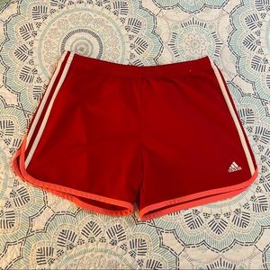 Red Adidas Athletic Shorts